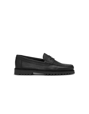Les Deux Grain Leather Loafer 