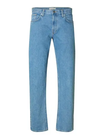 SELECTED SLH196-STRAIGHT BEN KORI JEANS NOOS Blå