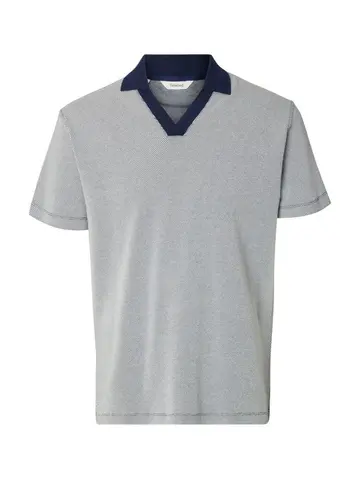 SELECTED SLHKAI SS POLO Blå