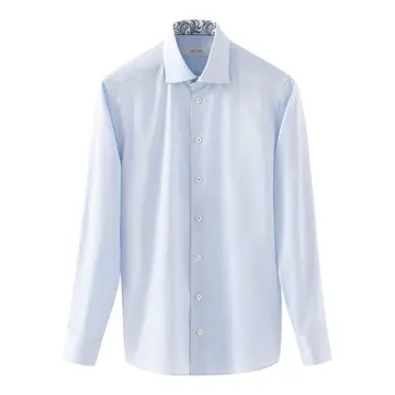 ETON Floral Effect Signature Twill Shirt 
