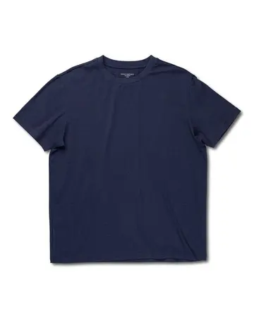 PANOS PE BAMBOO/COTTON TEE CREW Navy