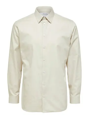 SELECTED SLHSLIMETHAN SHIRT LS CLASSIC B NOO Hvid