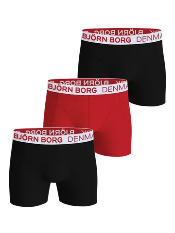 Björn Borg COTTON STRETCH BOXER DENMARK 3p, MULTIPACK 1 Multi