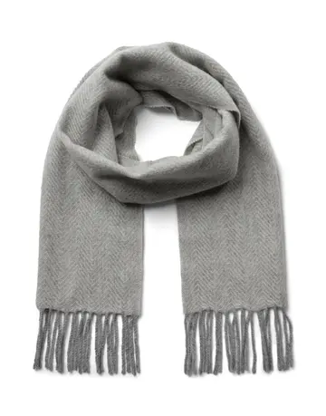 Garant Signatur wool scarf Lysgrå