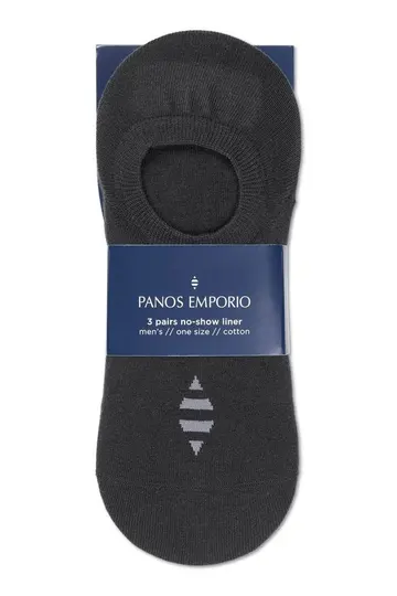 PANOS PE 3PK HANS ERIK COTTON LOGO LINER Sort