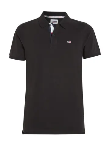 Tommy Jeans TJM SLIM PLACKET POLO Sort