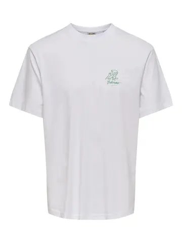 Only & Sons ONSCHEF LIFE RLX SS TEE Hvid