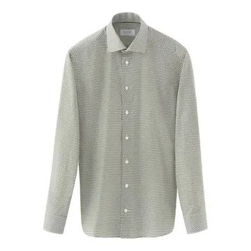 ETON Micro Floral Signature Twill Shirt 