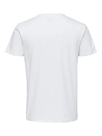 SELECTED SLHNEWPIMA SS O-NECK TEE B NOO Hvid