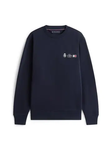 Tommy Hilfiger SMALL CREST OUTLINE CREW NECK Blå