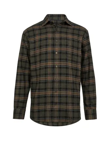 Black Blue Regular fit shirt l/s 