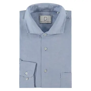 Born With Appetite CURTIS SHIRT LS Blå