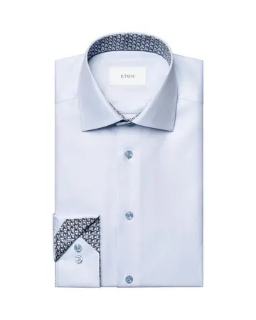 ETON Textured Twill Effect Shirt 