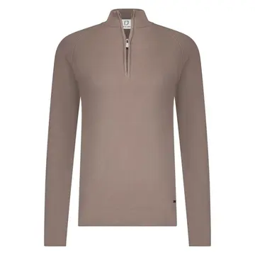 Born With Appetite ZACK HALF-ZIP Brun