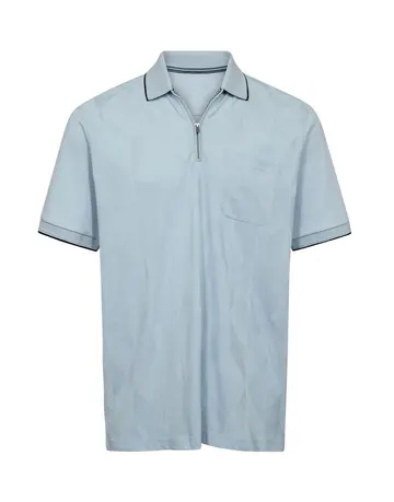 Garant Signatur Mens polo regular fit Lysblå