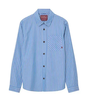 Mos Mosh MMGDavid Spring Stripe Shirt Blå