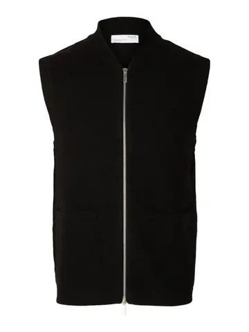 SELECTED SLHREASON SL KNIT BOILED WOOL VEST Sort