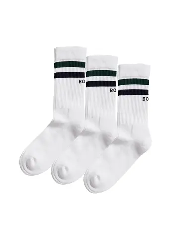 Björn Borg CORE CREW SOCK 3p, MULTIPACK 1 Hvid