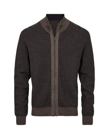 Garant Signatur Cardigan modern fit Brun