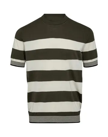 Garant Signatur Mens o-neck modern fit Mørkgrøn