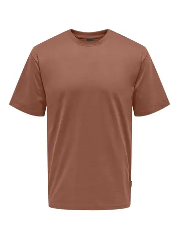 Only & Sons ONSFRED RLX SS TEE NOOS Brun