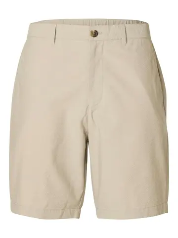 SELECTED SLHREGULAR-KARL SEERSUCKER SHORTS Grå