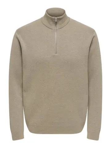 Only & Sons ONSTING REG HALF ZIP KNIT NOOS 