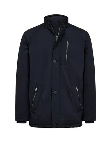 BLACK BLUE CITY COAT REG. FIT 