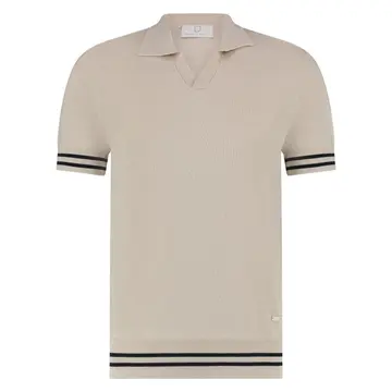 Born With Appetite ZAIN KNIT POLO lysbrun