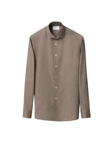 ETON Solid Signature Flannel Shirt 