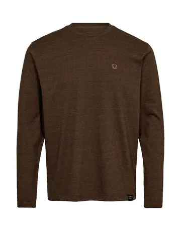 Garant L/S t-shirt modern fit Brun