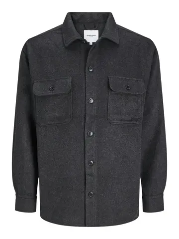 Jack & Jones JJEBRADLEY OLLIE OVERSHIRT LS NOOS Sort