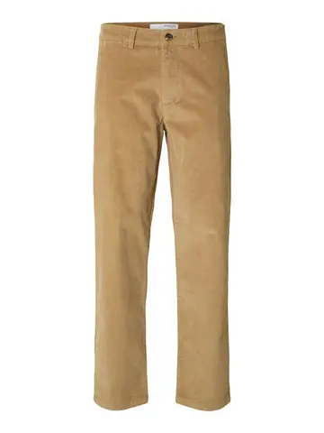SELECTED SLH196-STRAIGHT MILES CORD PANTS W Brun