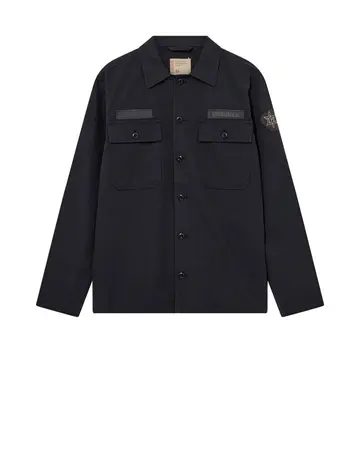 Mos Mosh MMGMarcello Uniform Overshirt Blå