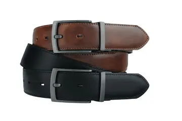 Bosswik 6932G/35  Belt, Black/Brown Multi