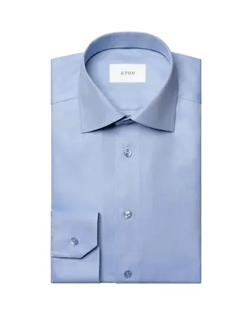 ETON Semi Solid Signature Twill Shirt 