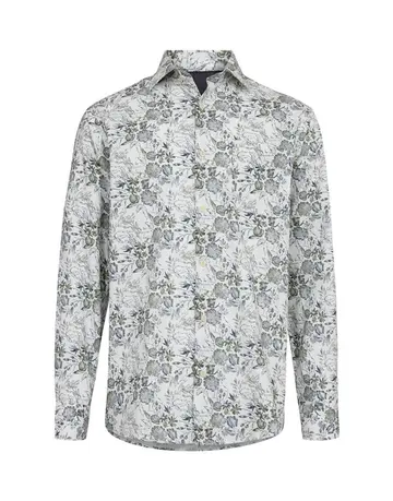 Garant Casual Shirt l/s regular fit Grøn