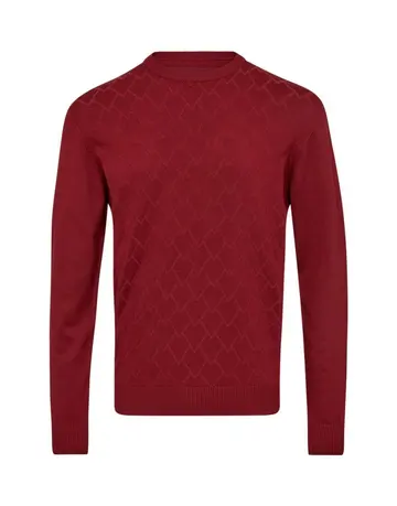 Thomas Regency O-neck regular fit Bordeaux