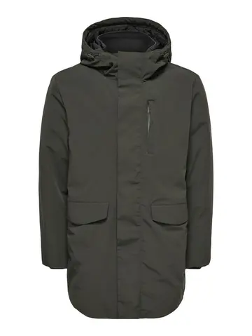 Only & Sons ONSENRICO WATERPROOF STRETCH PARKA Grå