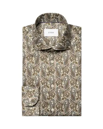 ETON Paisley Signature Twill Shirt 