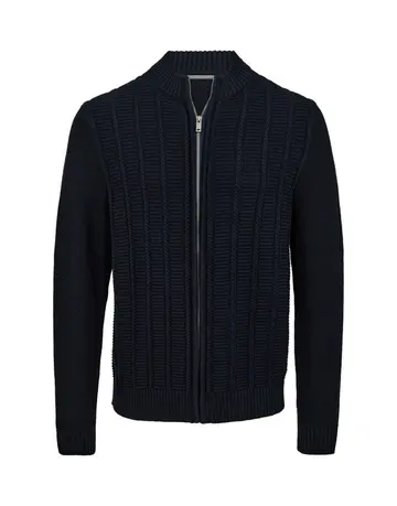 Garant Casual Mens cardigan regular fit Navy