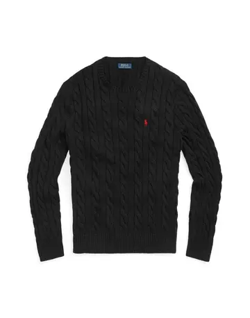 Ralph Lauren Cable-Knit Cotton Sweater 