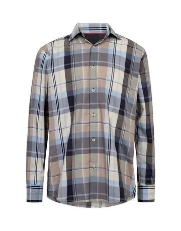 Thomas Regency Mens l/s shirt regular fit Blå