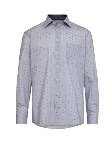 Garant Casual Shirt l/s regular fit Blå