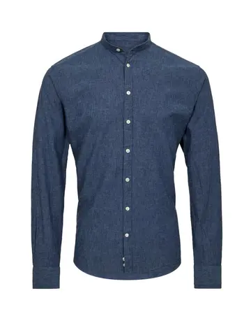 Gino Marcello China collar linen l/s shirt 