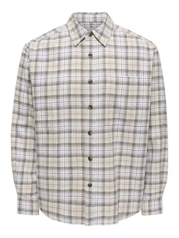 Only & Sons ONSGUDMUND LOOSE LS CHECKED SHIRT 