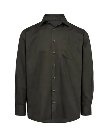 Garant Shirt l/s regular fit Mørkgrøn
