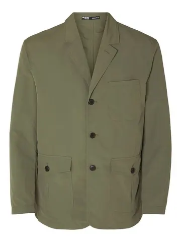 SELECTED SLH-HALLS HYBRID BLZ Grøn