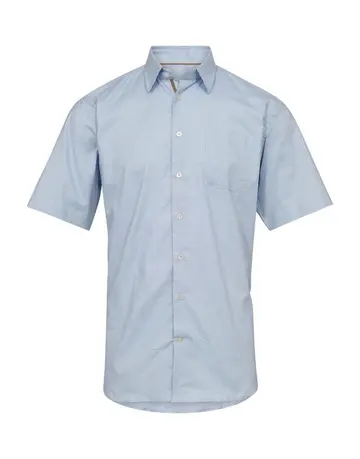 Garant s/s shirt regular fit Lysblå