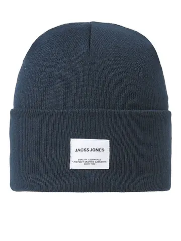 Jack & Jones JACLONG KNIT BEANIE NOOS Blå
